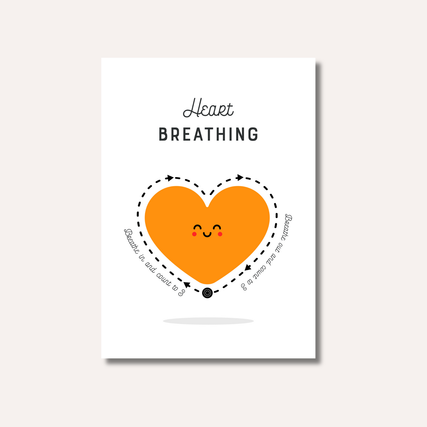 20 x Breathing Exercises Cards