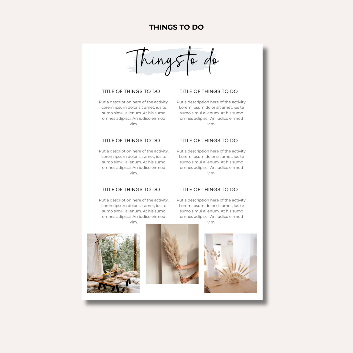 Welcome Book