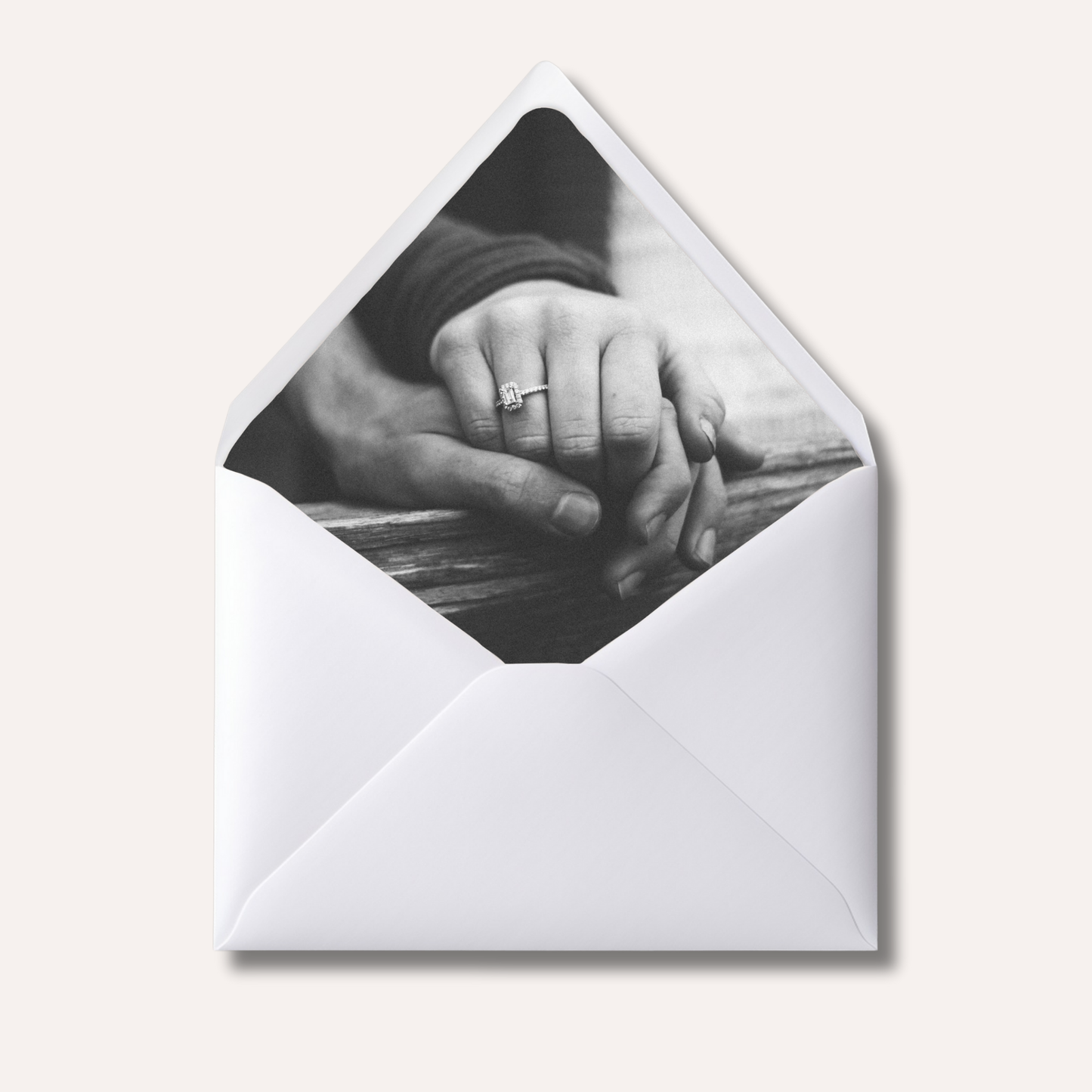 Envelope Liner: Black & White