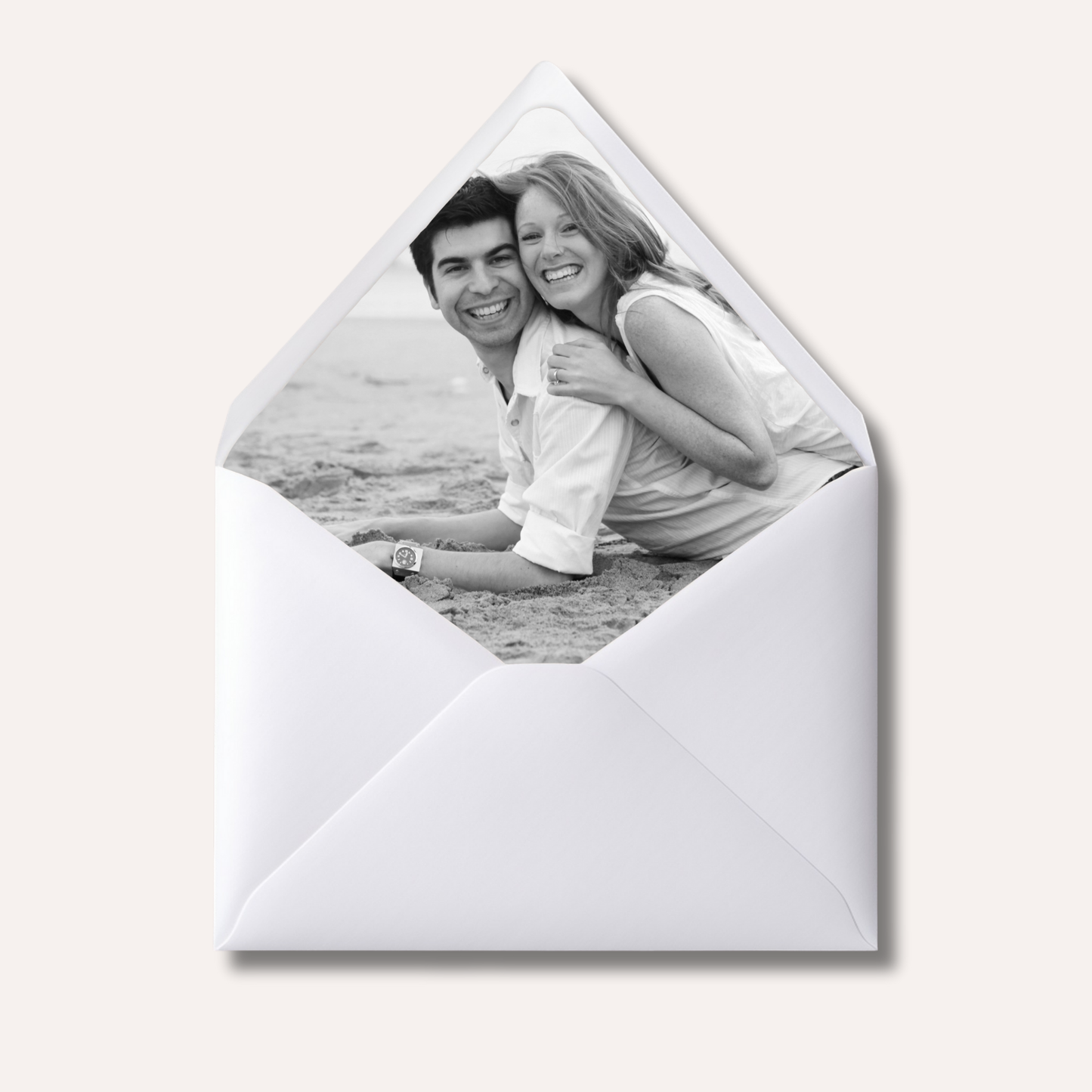 Envelope Liner: Black & White