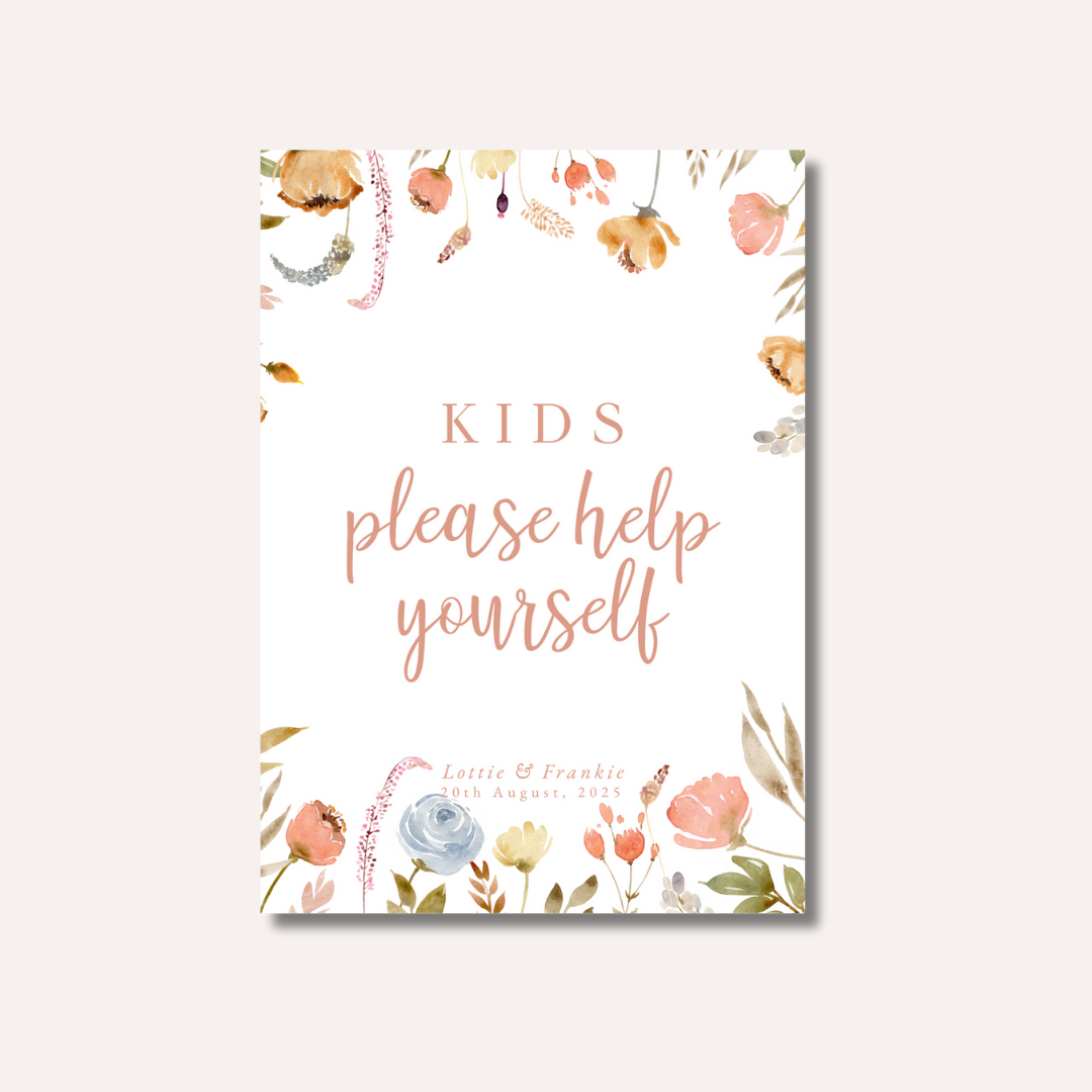Kids Please Help Yourself