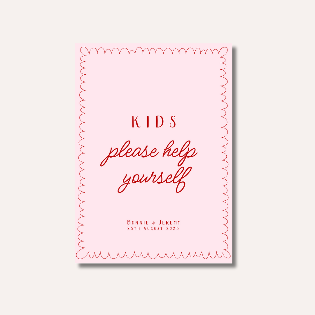 Kids Please Help Yourself