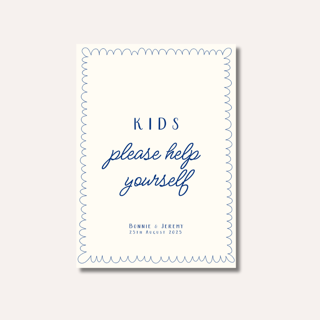 Kids Please Help Yourself