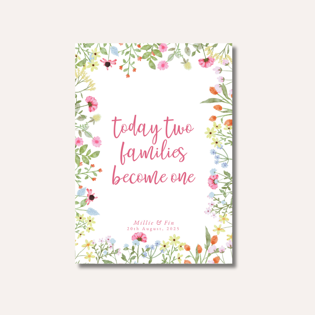 Today Two Families Become One