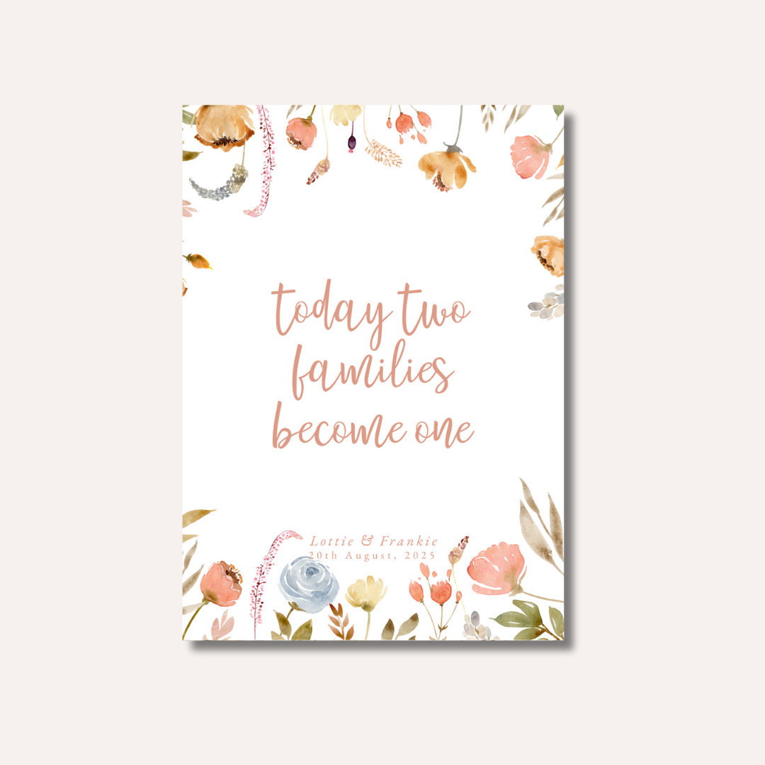 Today Two Families Become One