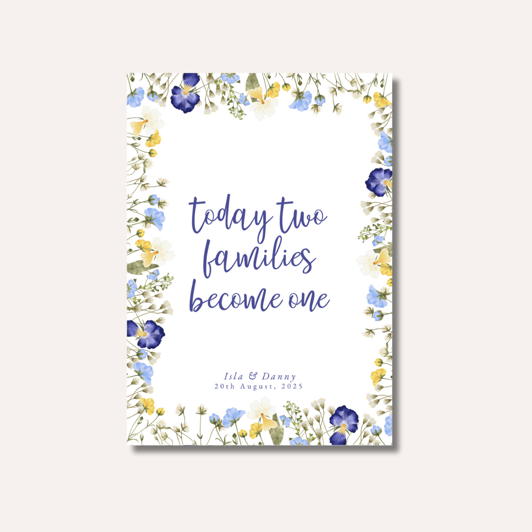 Today Two Families Become One