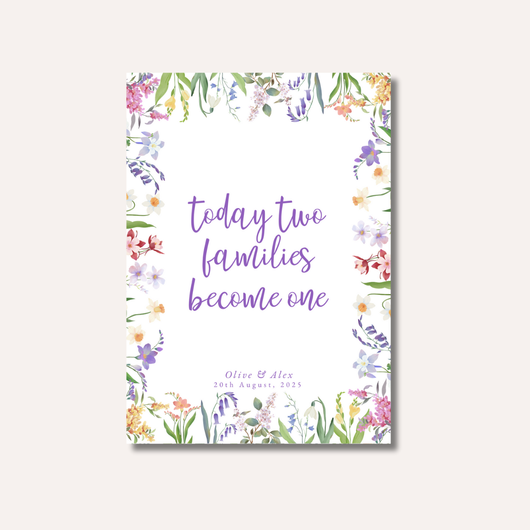 Today Two Families Become One