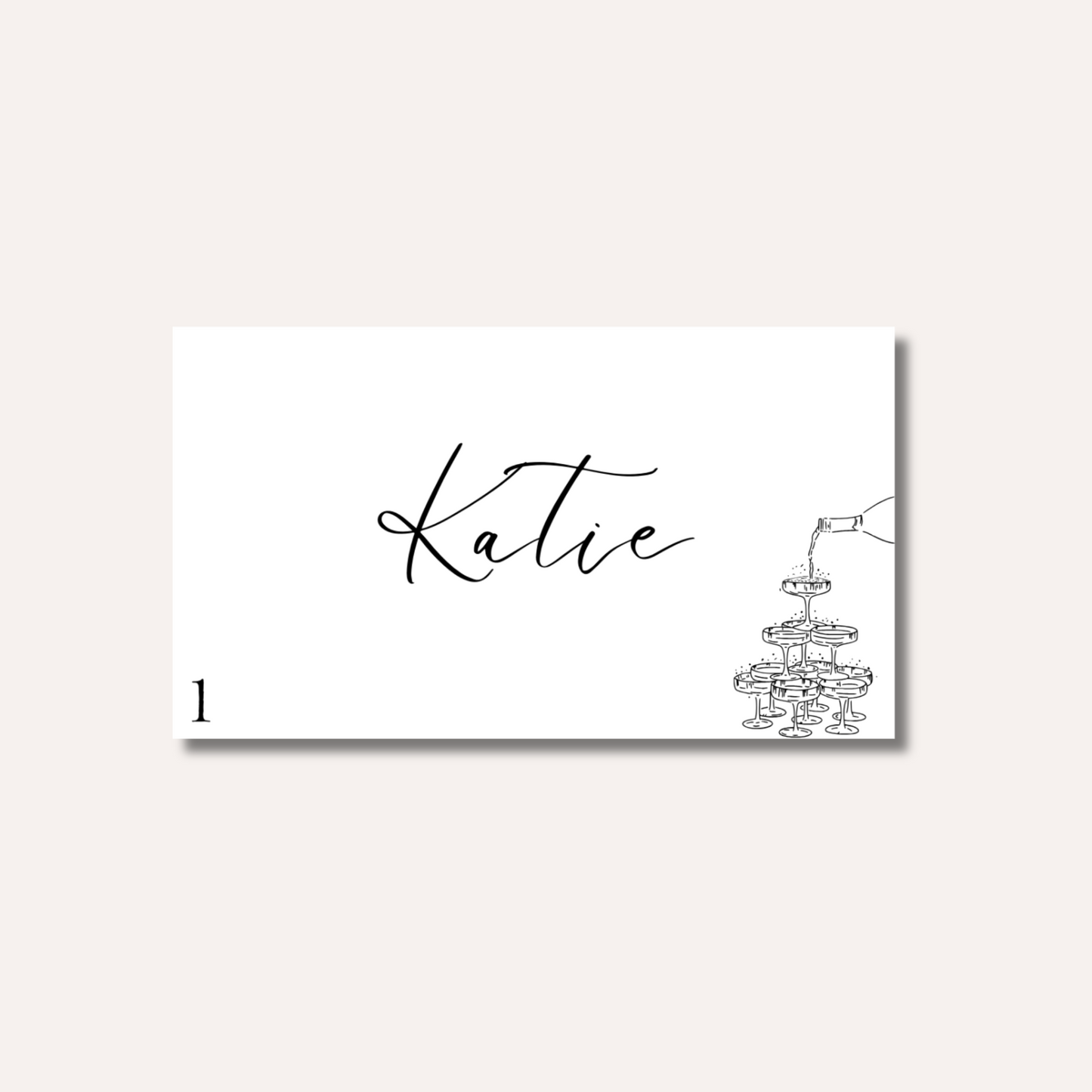 Katie Place Card