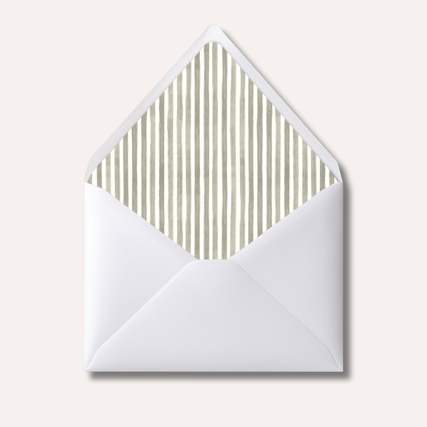 Envelope Liner: Green Stripes