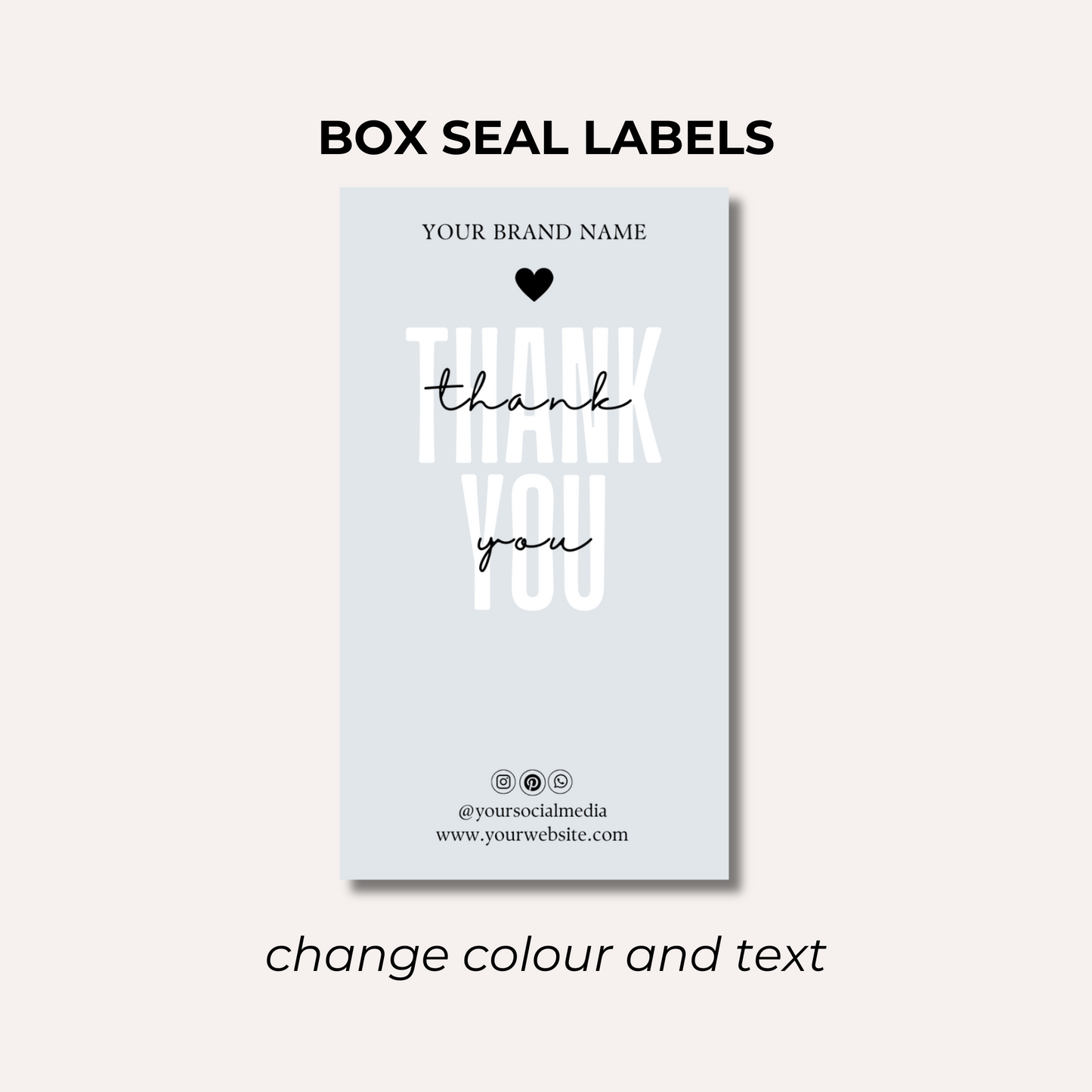 Box Seal Labels- Design 6