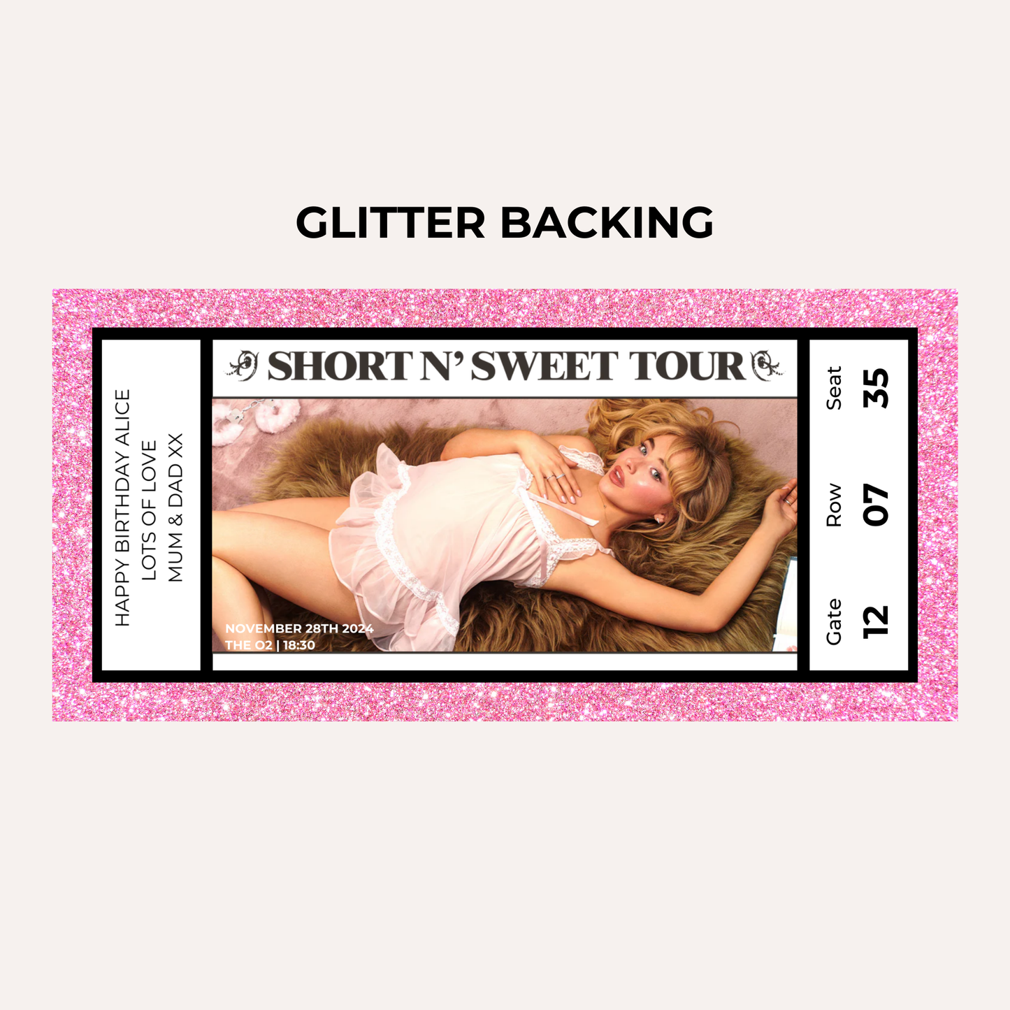 Concert Gifting Experience- Sabrina Carpenter, The Short N Sweet Tour
