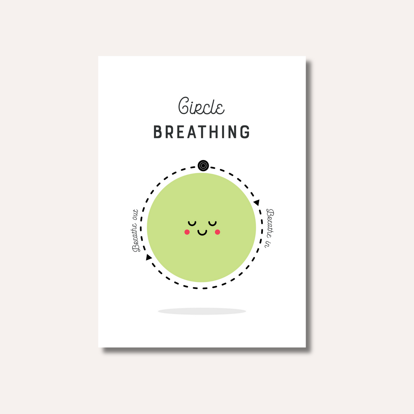 20 x Breathing Exercises Cards