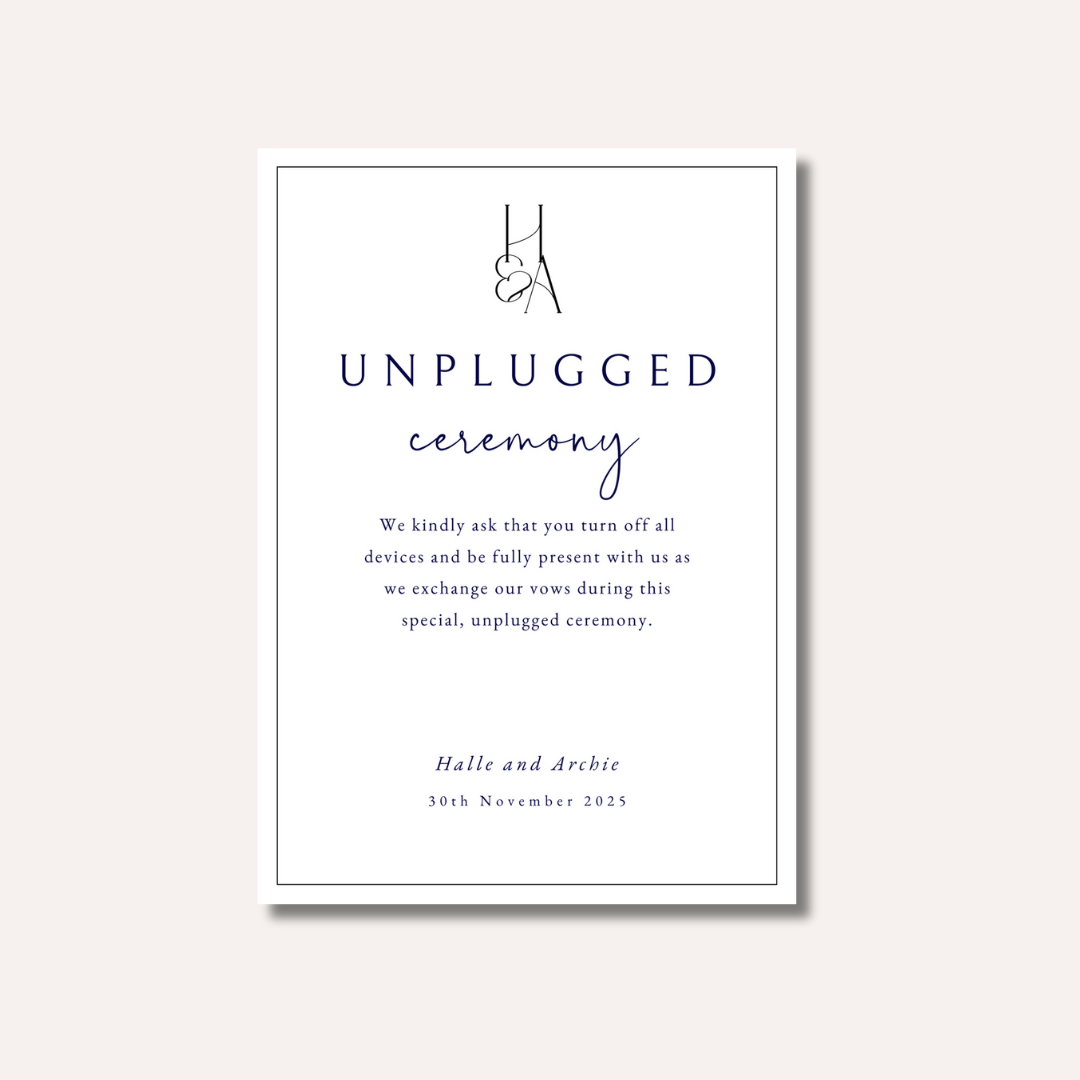 Unplugged Ceremony