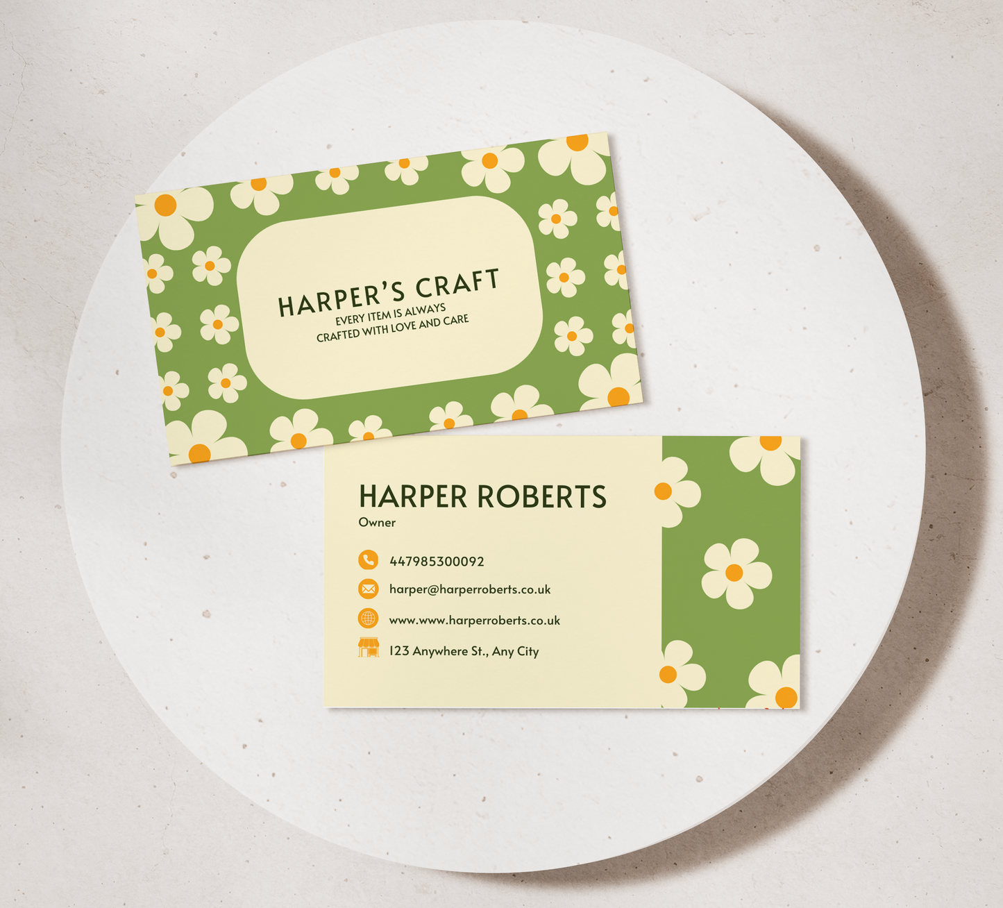Floral Business Cards