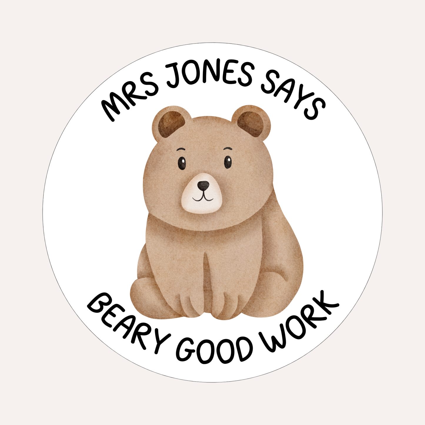 Beary Good Work