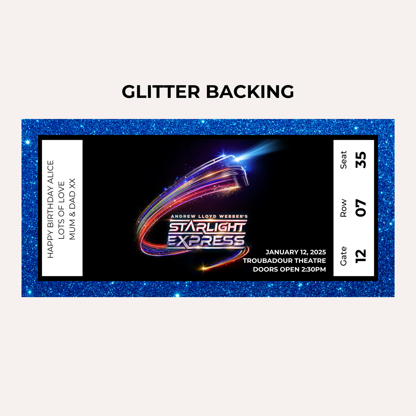 Theatre Gifting Experience- Starlight Express