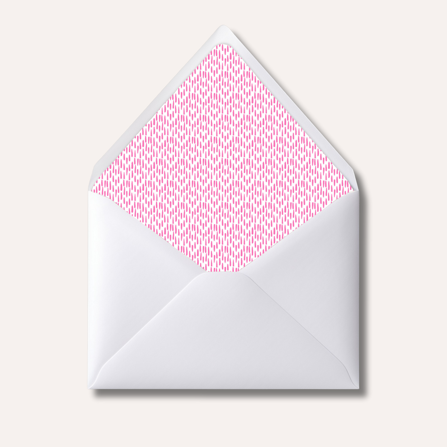 Envelope Liner: Pink Abstract