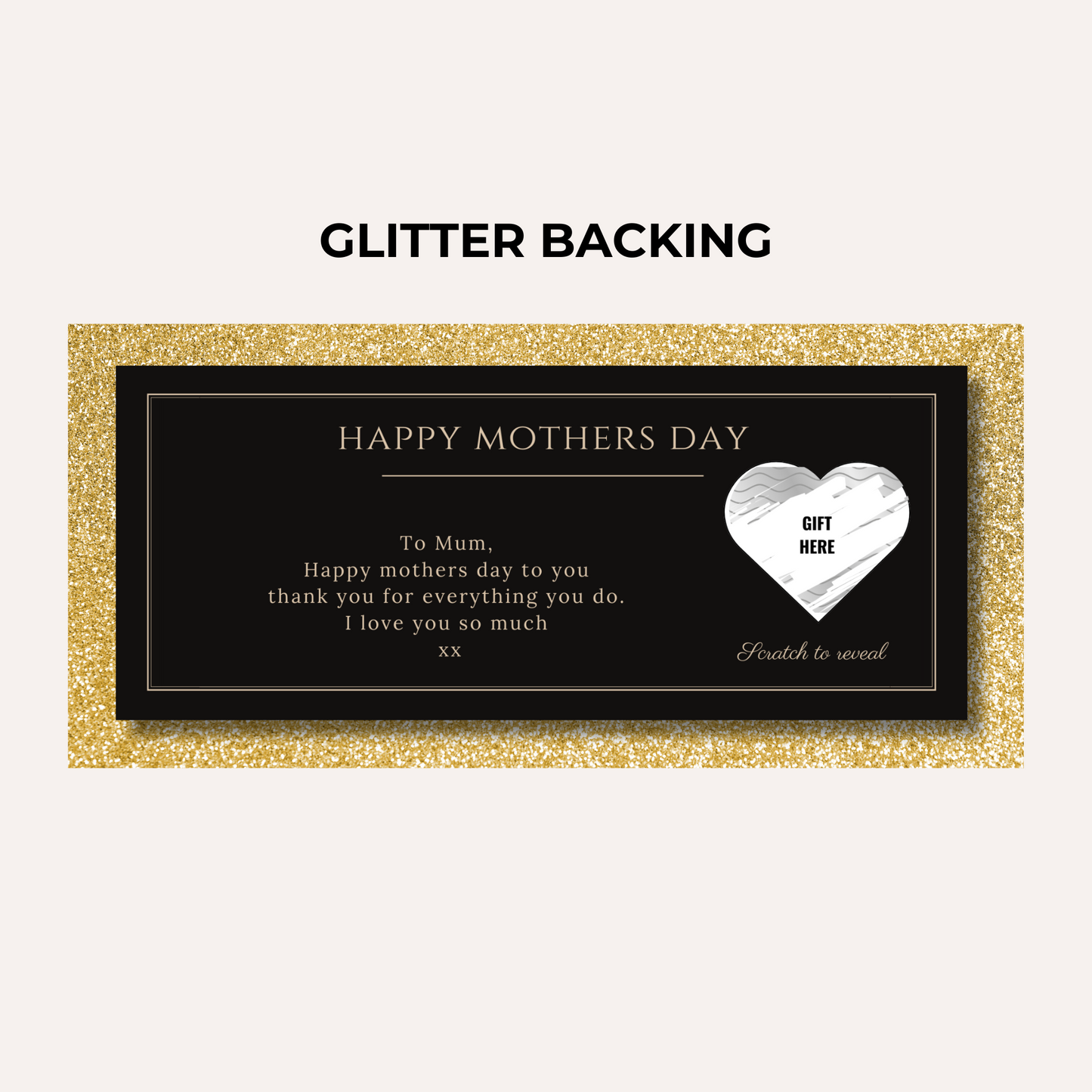 Gifting Experience- Mothers Day Scratch & Reveal