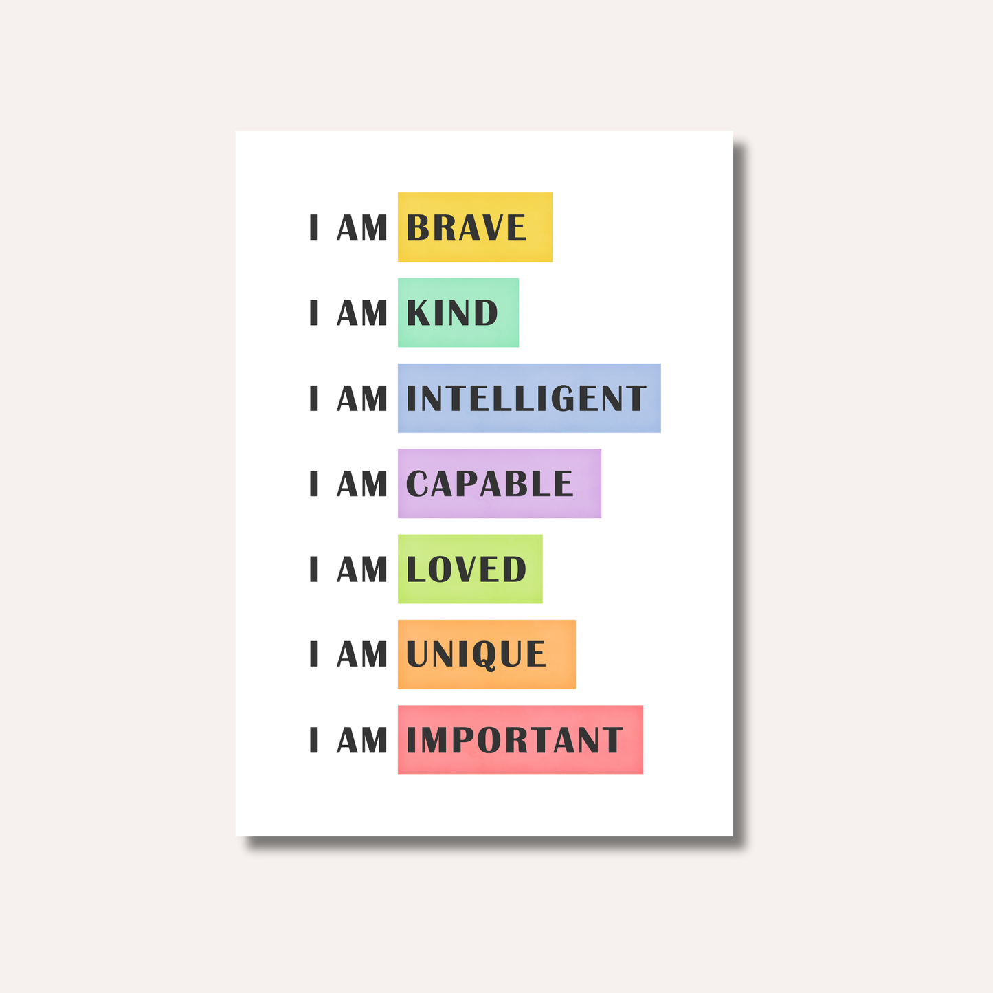 48 x Calm Corner Posters