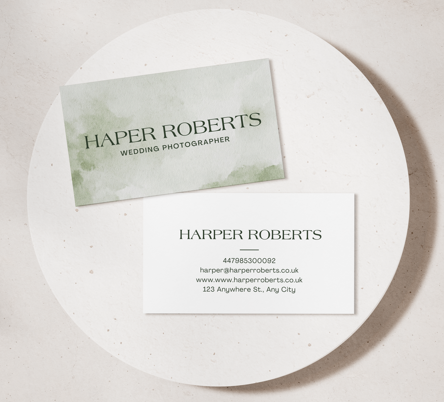 Marble Business Cards