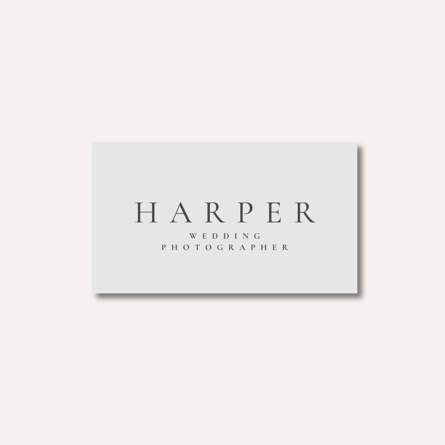 Classic Monochrome Business Cards