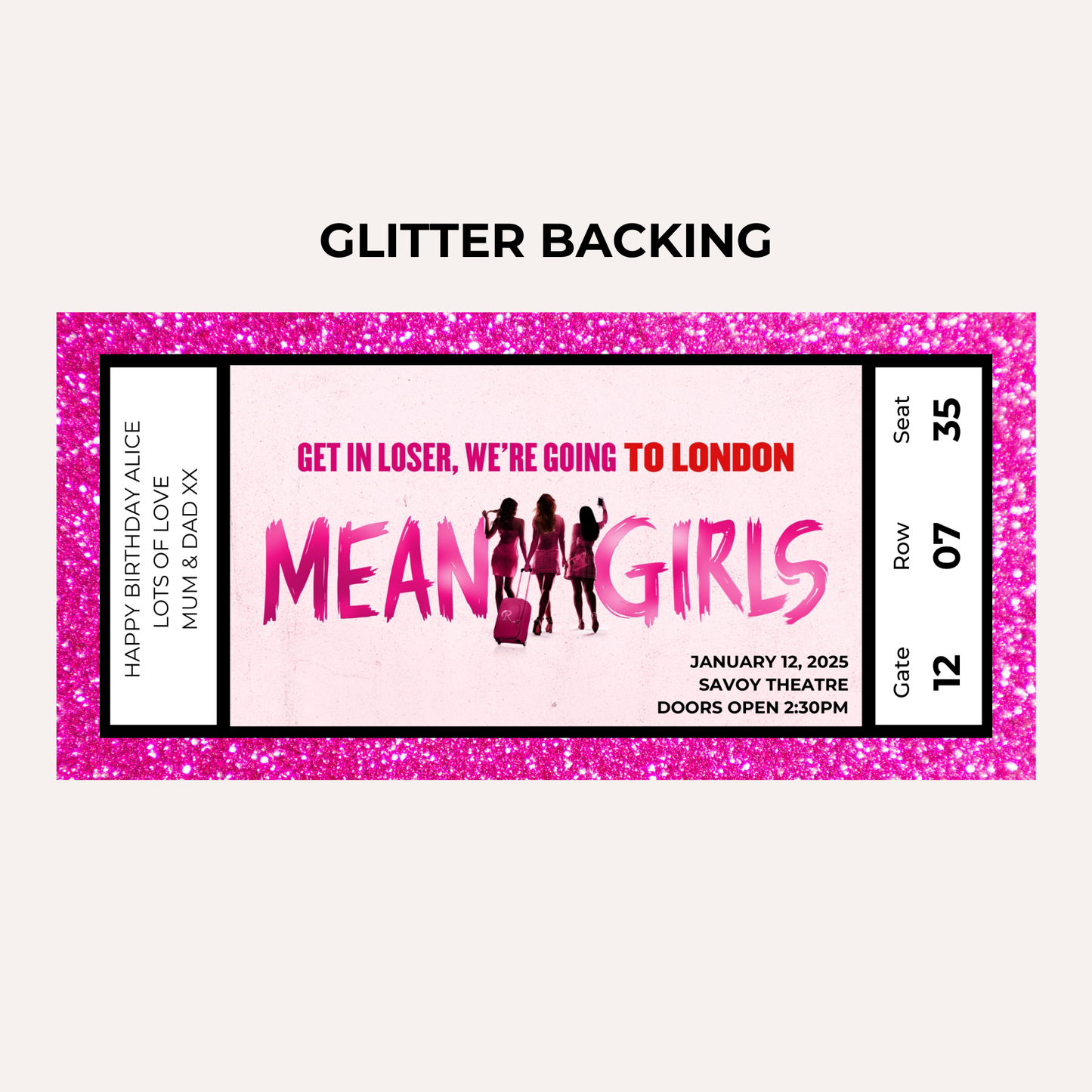 Theatre Gifting Experience- Mean Girls The Musical