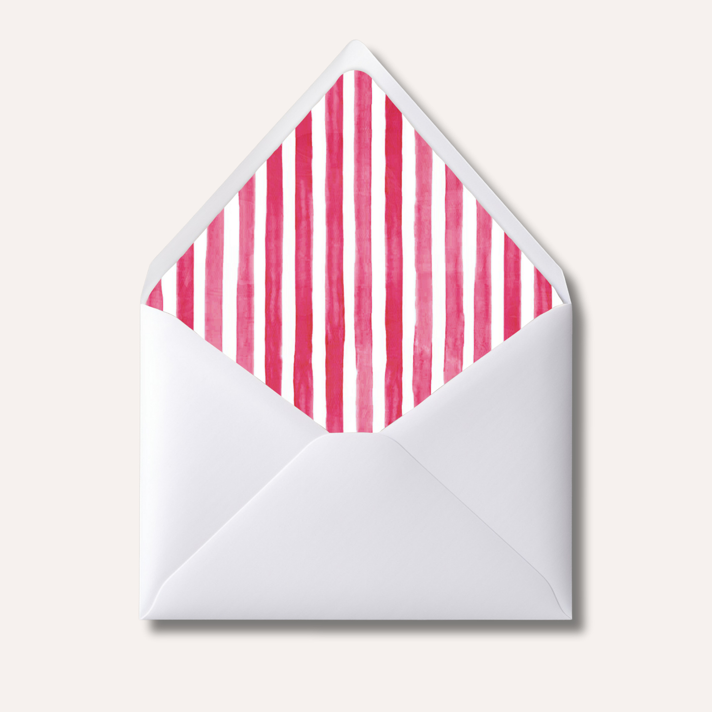 Envelope Liner: Fuchsia Stripes