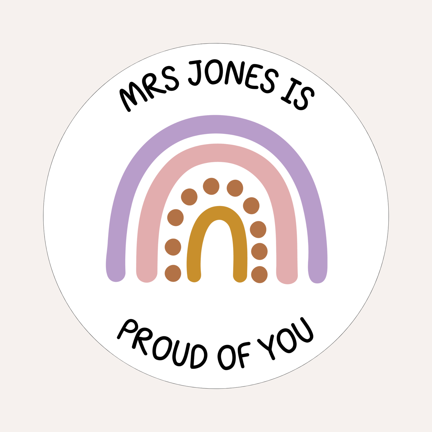 Proud Of You Pink Rainbow
