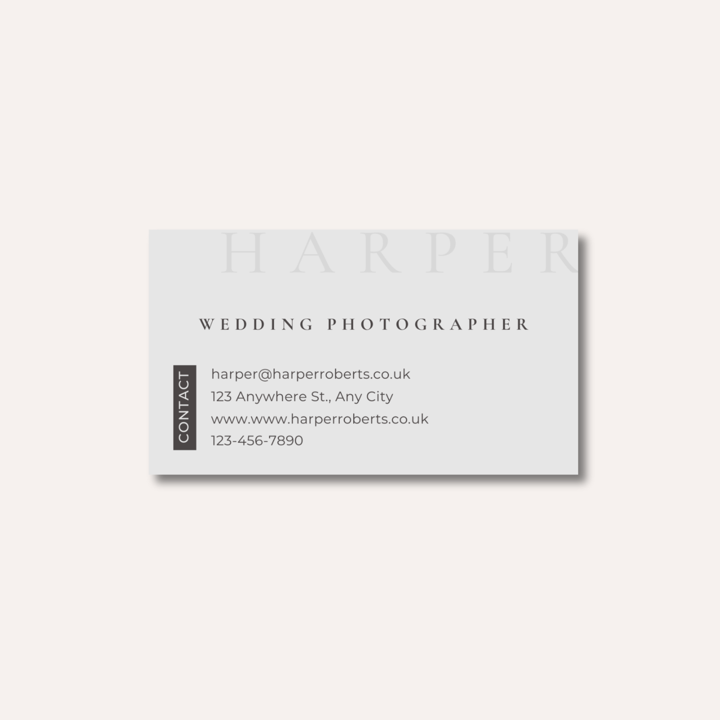 Classic Monochrome Business Cards