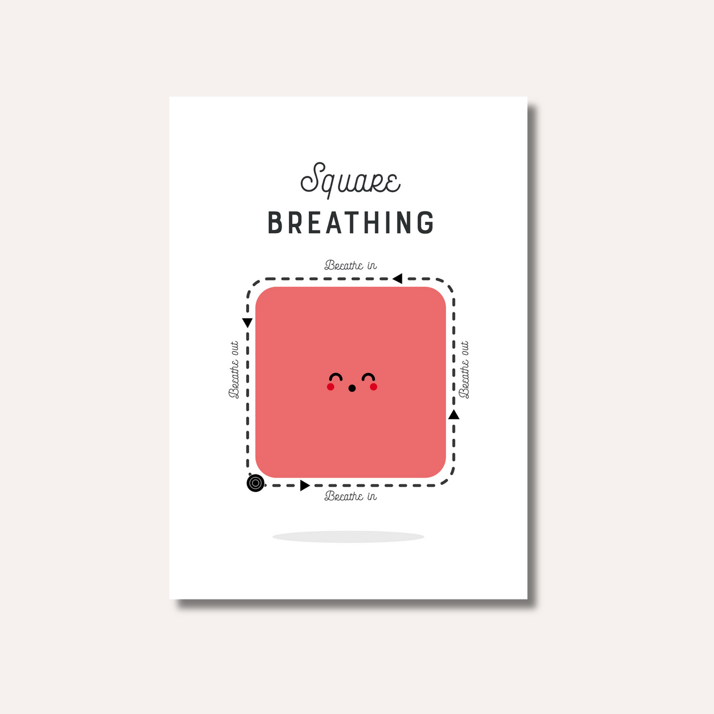20 x Breathing Exercises Cards