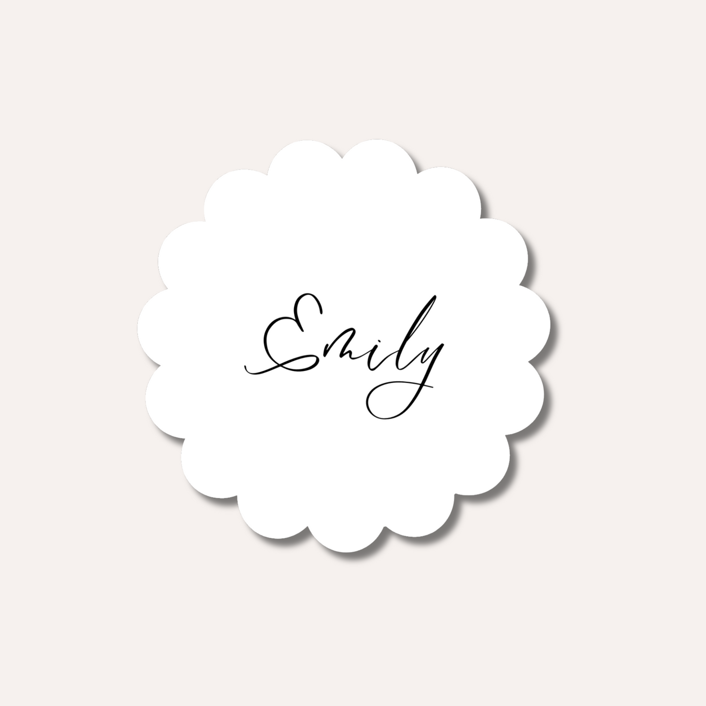 Scallop Place Card