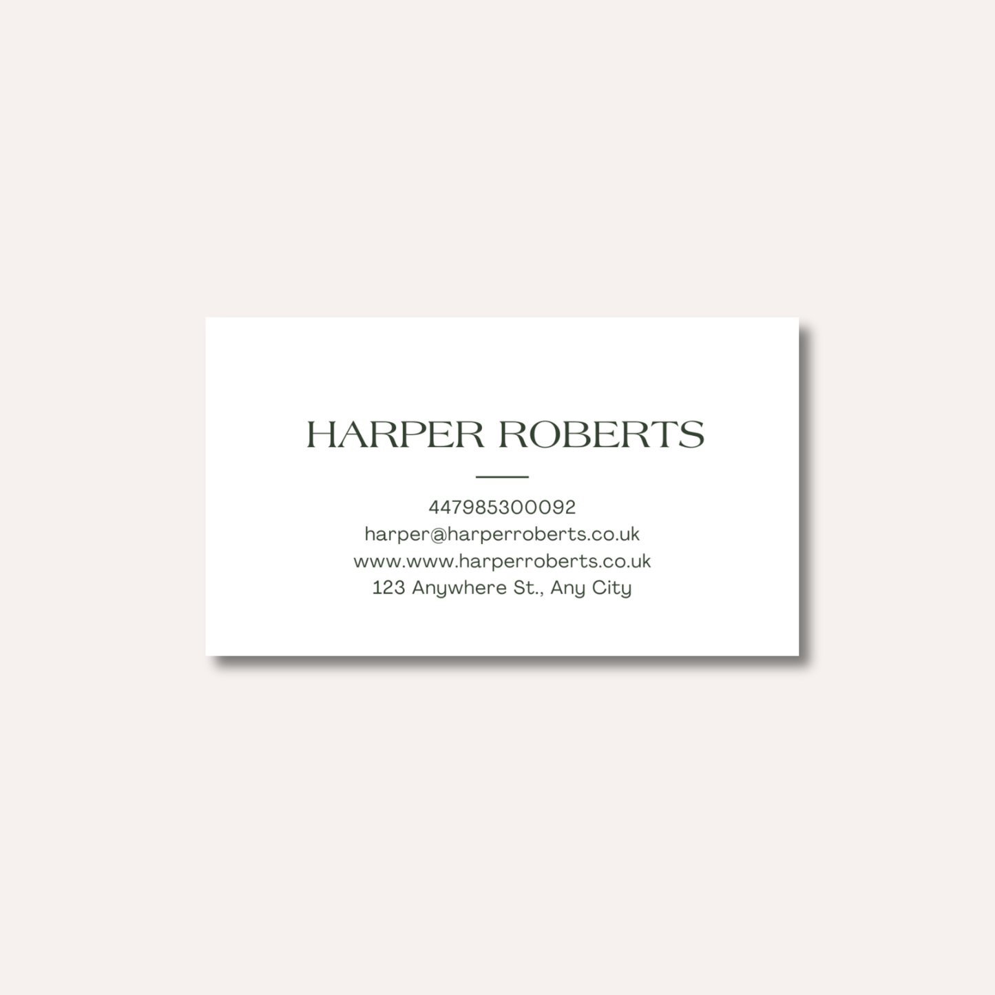 Marble Business Cards