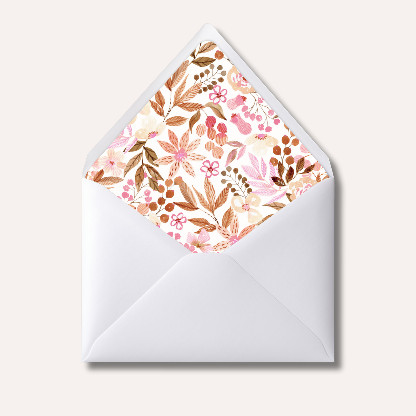 Envelope Liner: Autumnal Florals