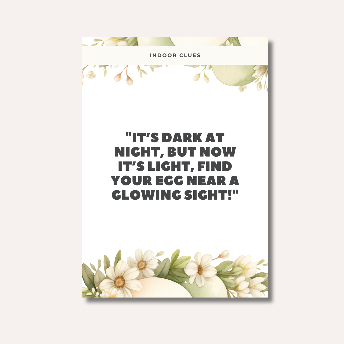 Easter Egg Hunt Cards