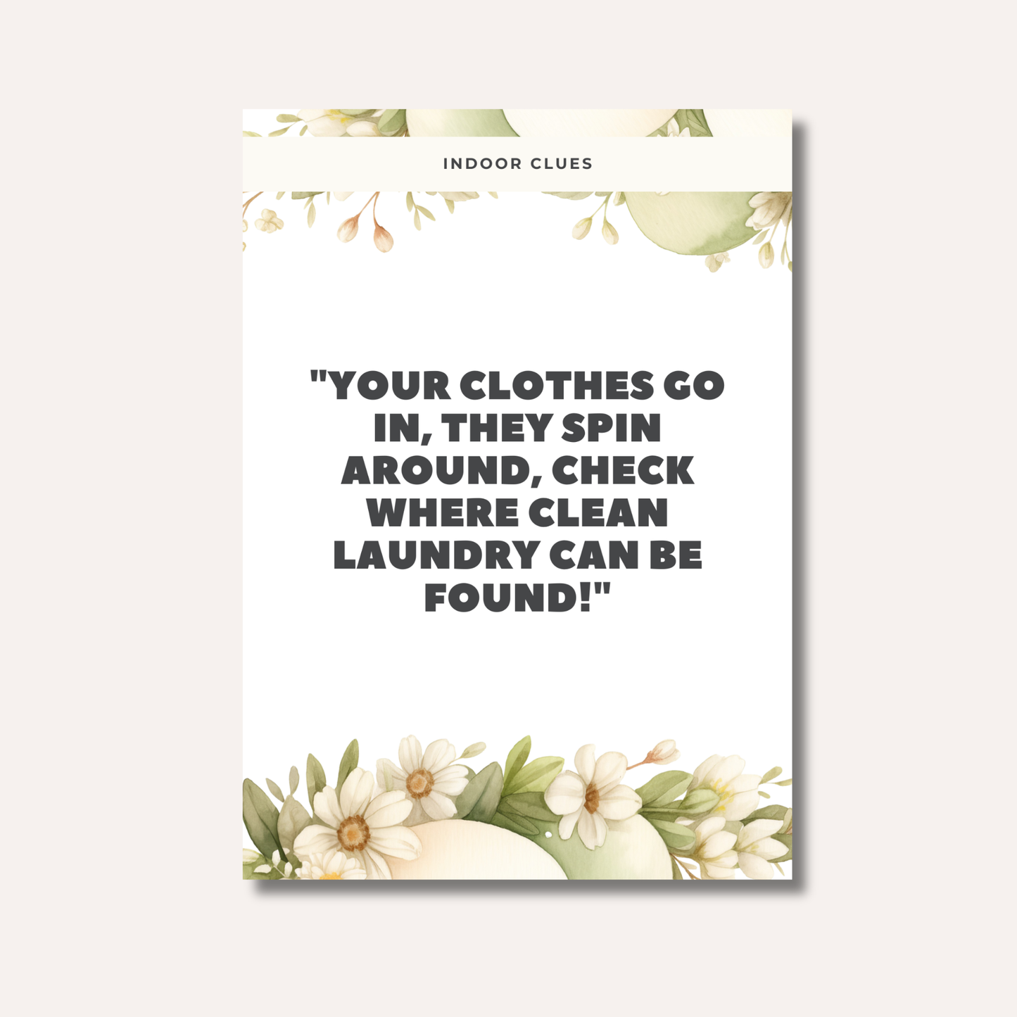Easter Egg Hunt Cards