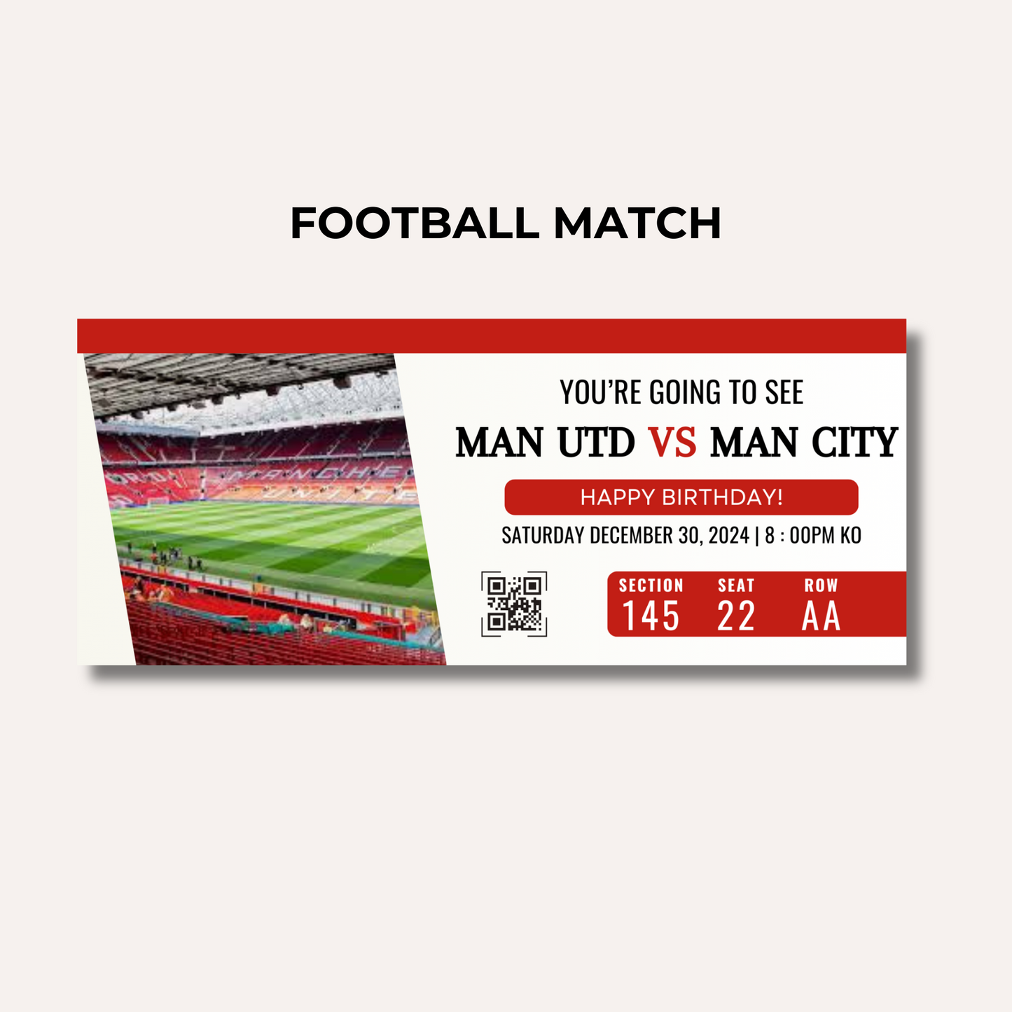 Sporting Event Gifting Experience- Football Game
