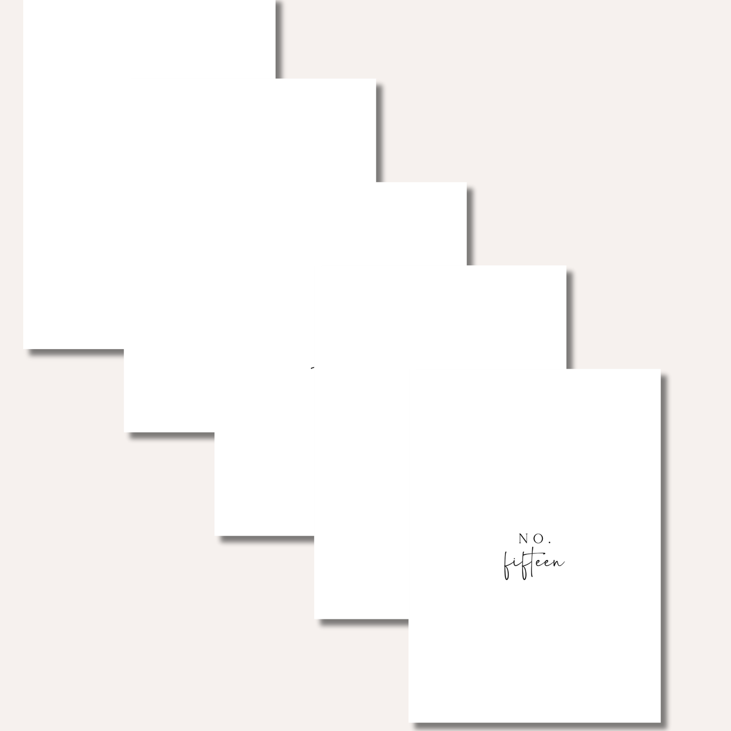 Table Numbers- Minimalistic Style #2