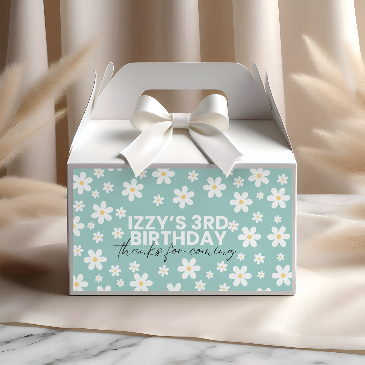 Flower Power Gable Box Labels
