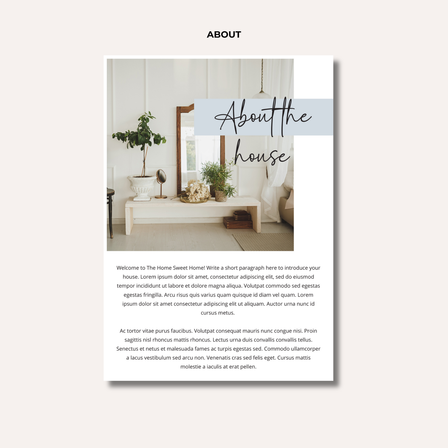 Welcome Book