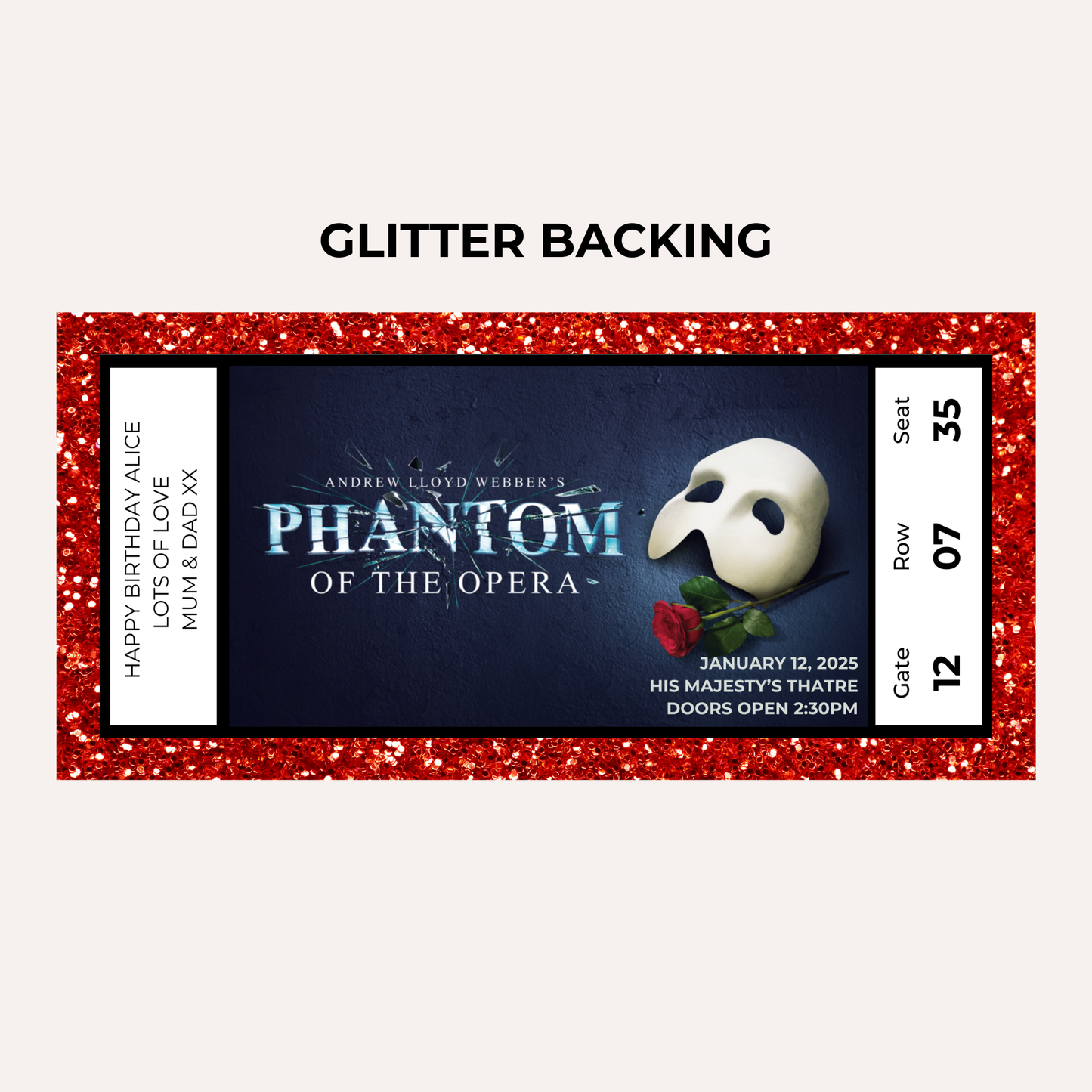 Theatre Gifting Experience- Phantom of The Opera