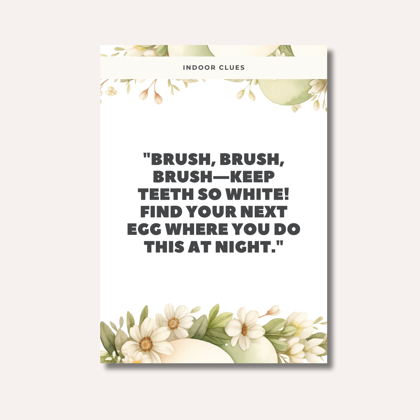 Easter Egg Hunt Cards