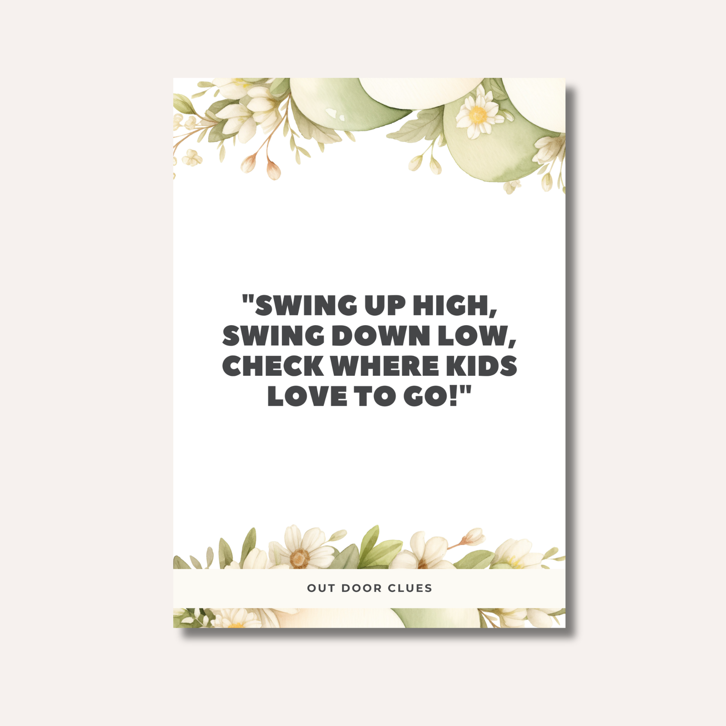 Easter Egg Hunt Cards