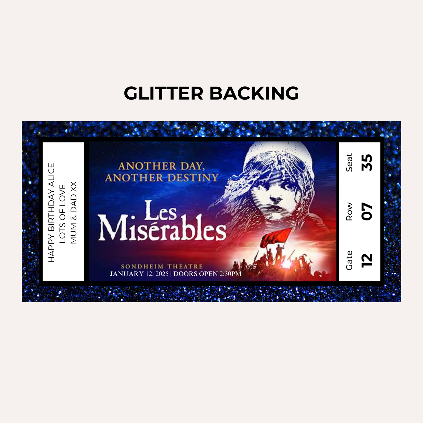 Theatre Gifting Experience- Les Miserables