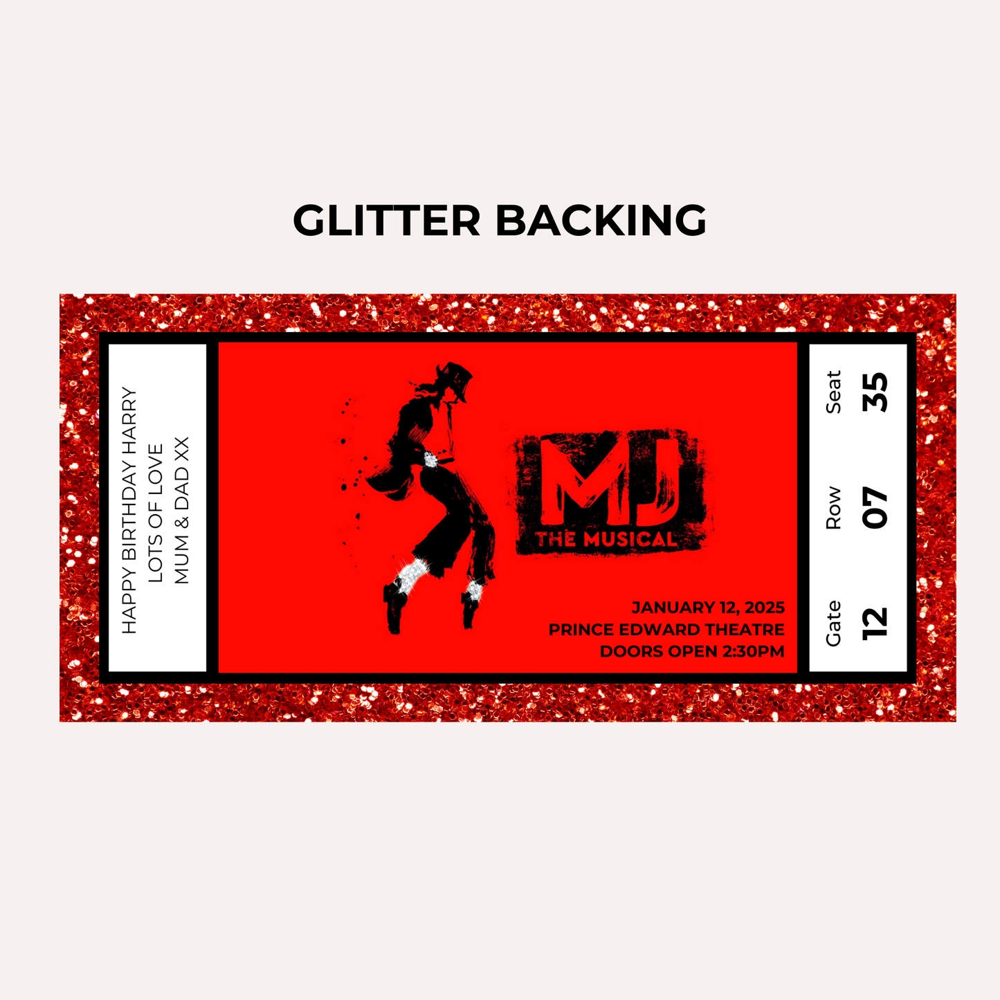 Theatre Gifting Experience- Michael Jackson The Musical
