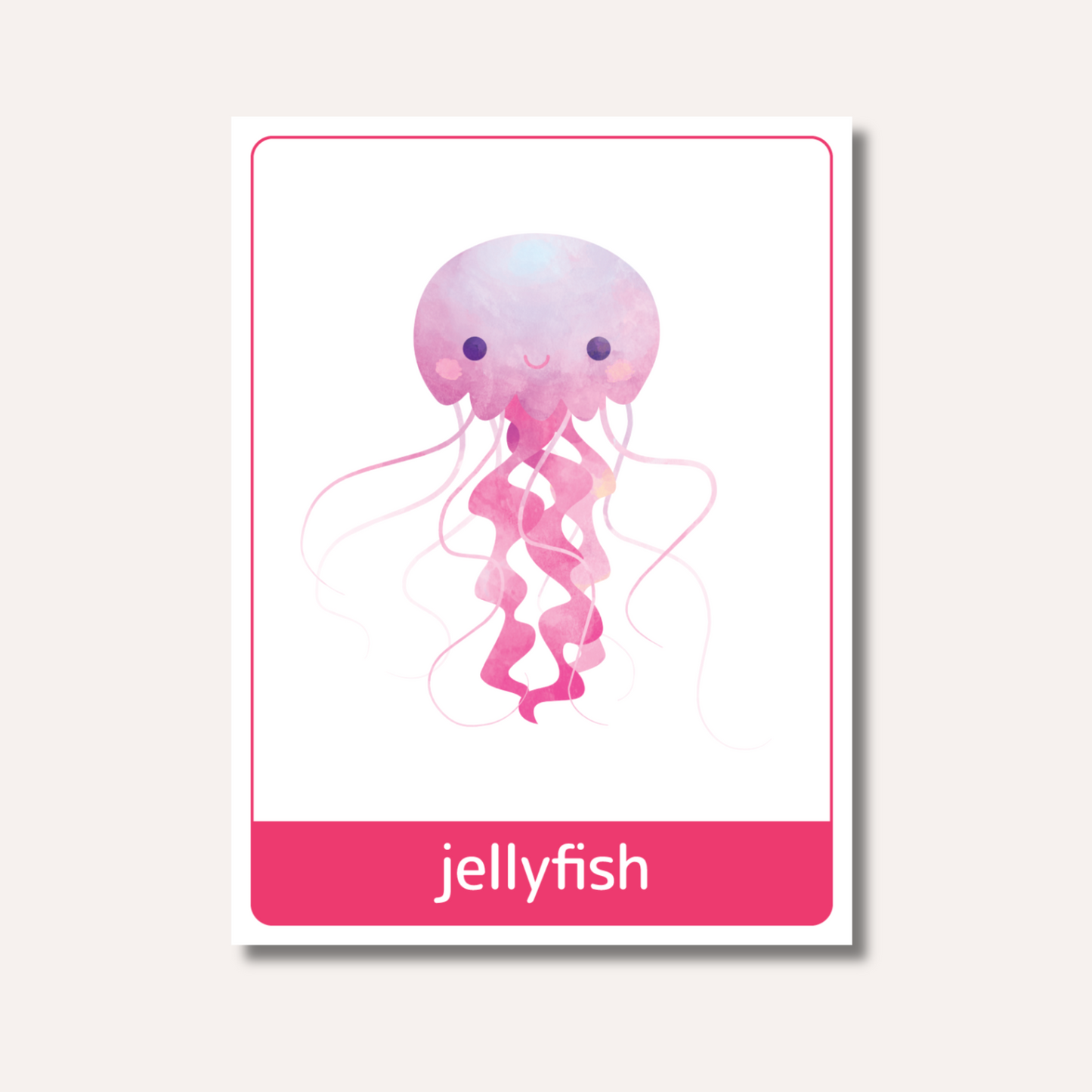 Flash Cards: Sea Animals x18