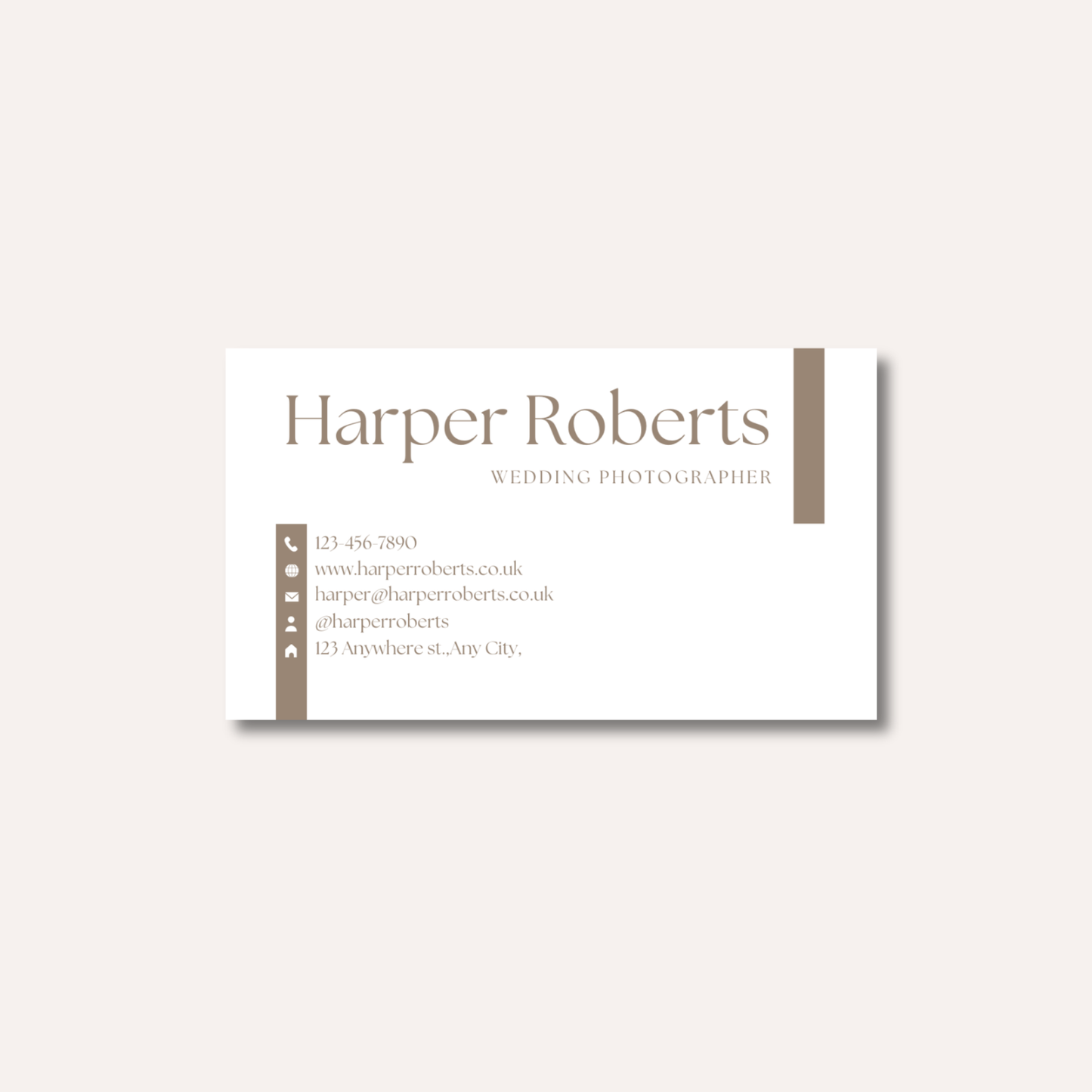 Block Colour Business Cards