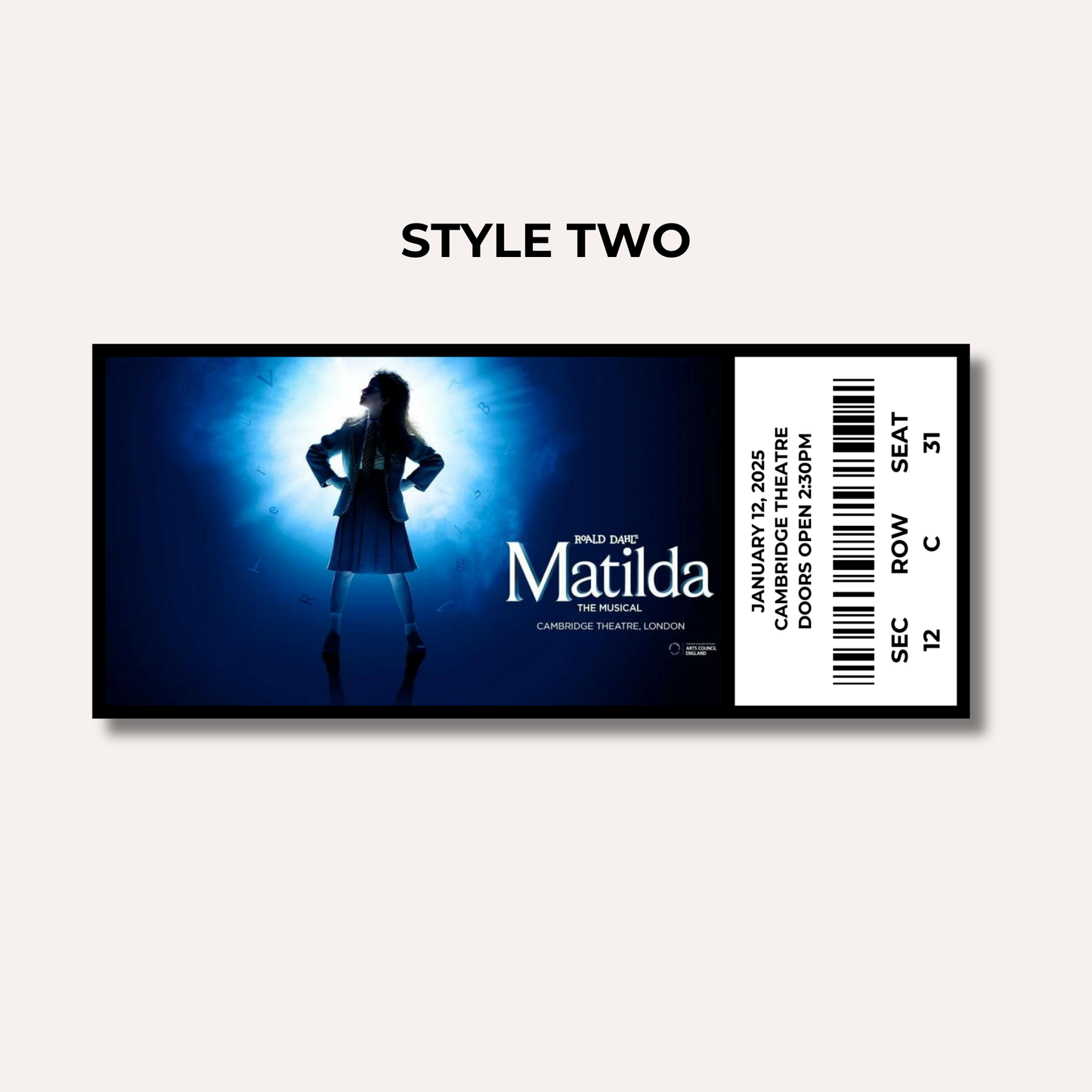 Theatre Gifting Experience- Matilda