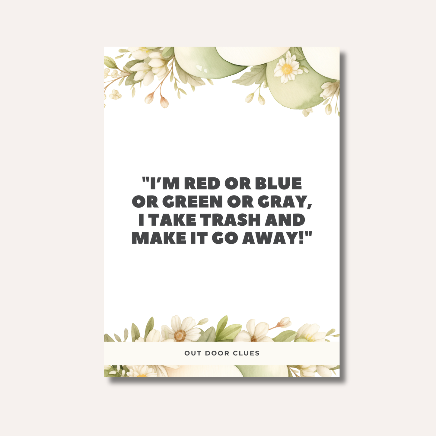 Easter Egg Hunt Cards