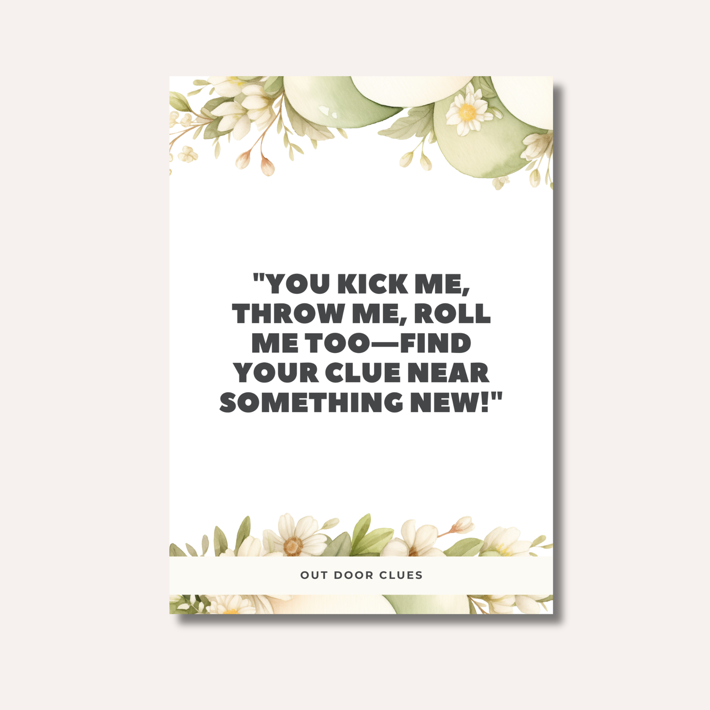 Easter Egg Hunt Cards