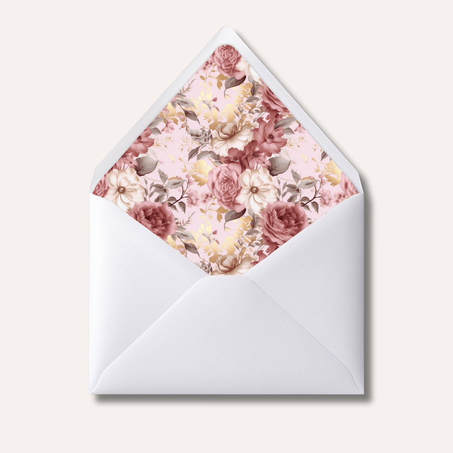 Envelope Liner: Vintage Florals